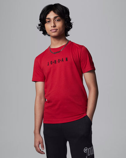 Air Jordan Jumpman Flight Graphic Kids T-Shirt ''Red'