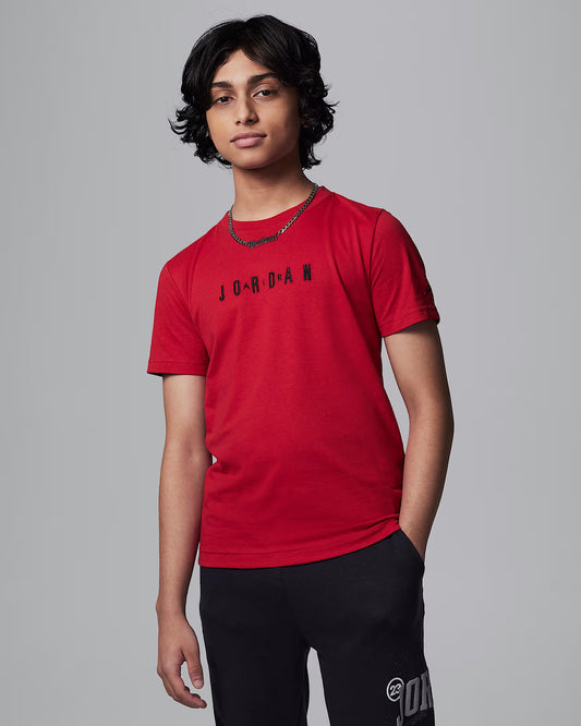 Air Jordan Jumpman Flight Graphic Kids T-Shirt ''Red'