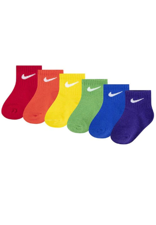 Nike Swoosh Baby/Toddler Ankle Socks (6 Pairs)