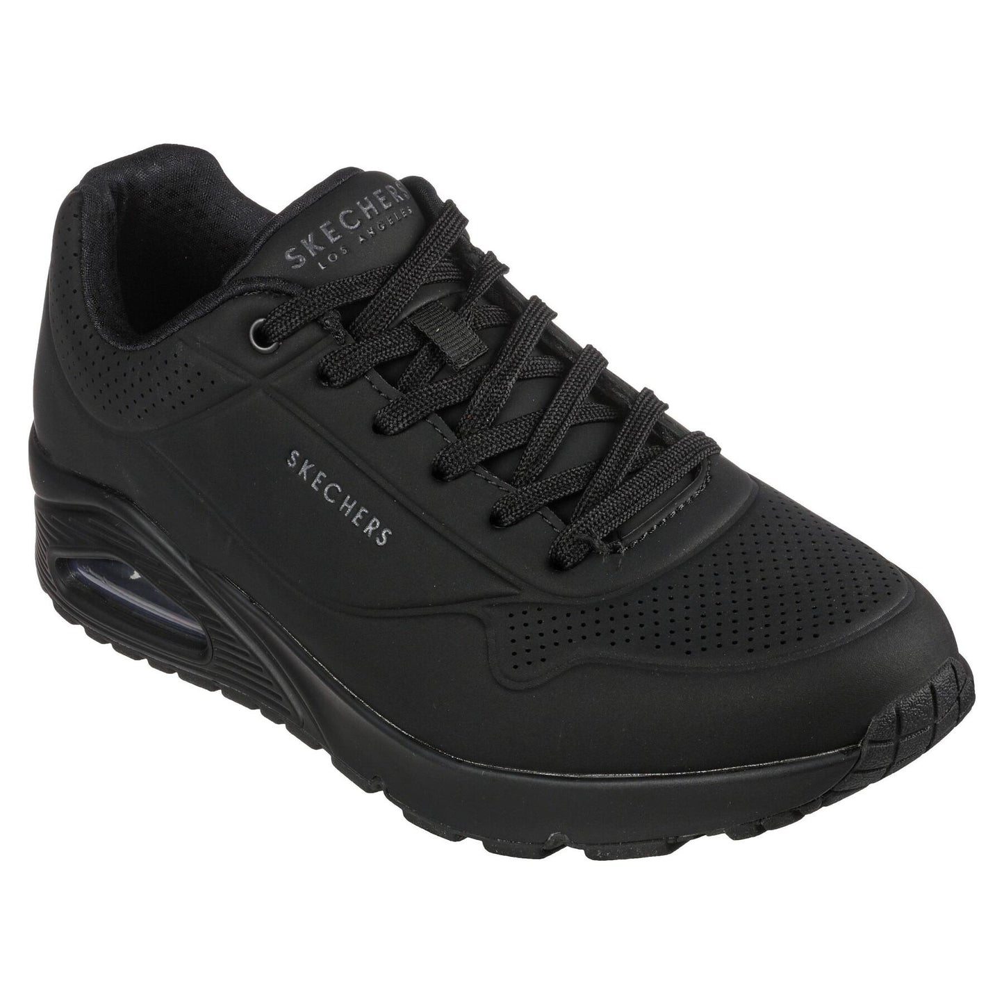 skechers stand on air black uomo