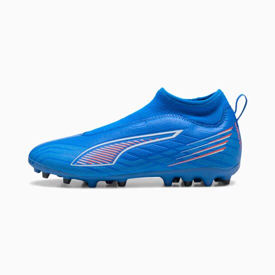 puma  ultra 6 match+ll mg jr "blue white-glowing red"