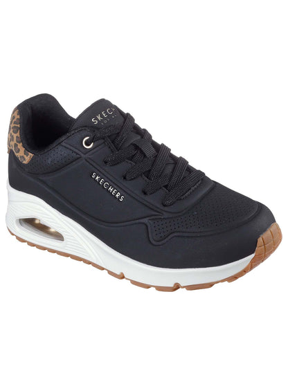 SKECHERS JUNGL NITE BLACK-LEOPARD