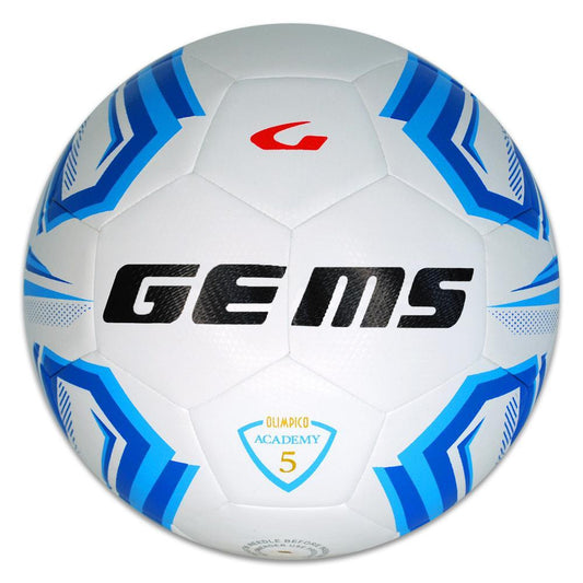 PALLONE DA CALCIO GEMS BIANCO-BLU N.4