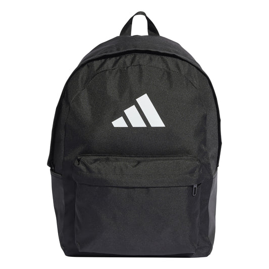 ZAINO ADIDAS NERO LOGO BIANCO