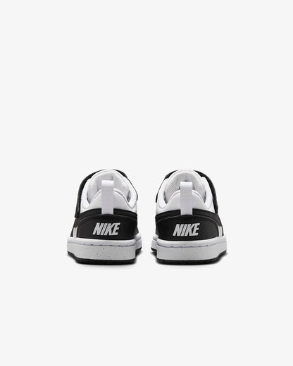 NIKE COURT BOROUGH LOW RECRAFT PS BIANCHE/NERE