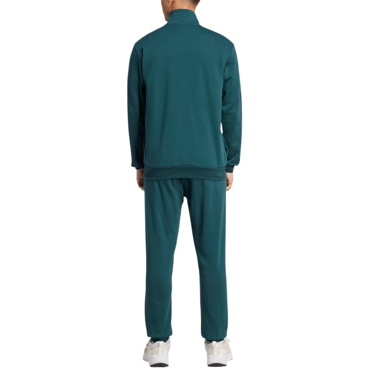 tuta adidas basic 3-stripes fleece track suit verde