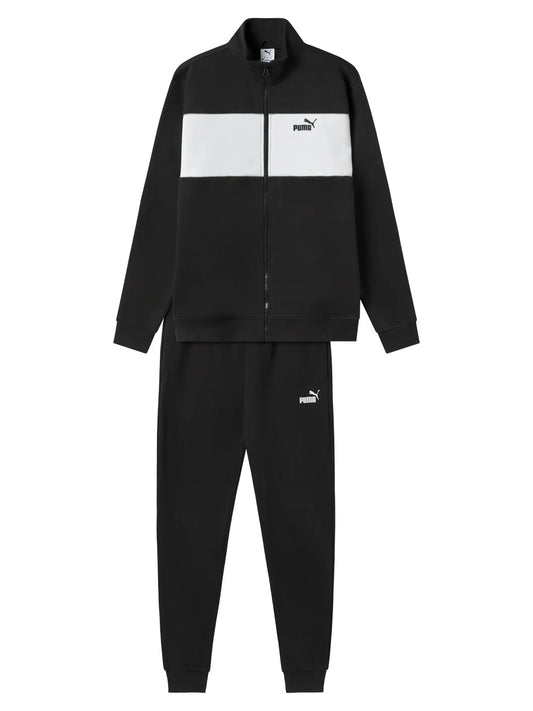ESSENTIAL SWEAT SUIT PUMA BLACK-WHITE
