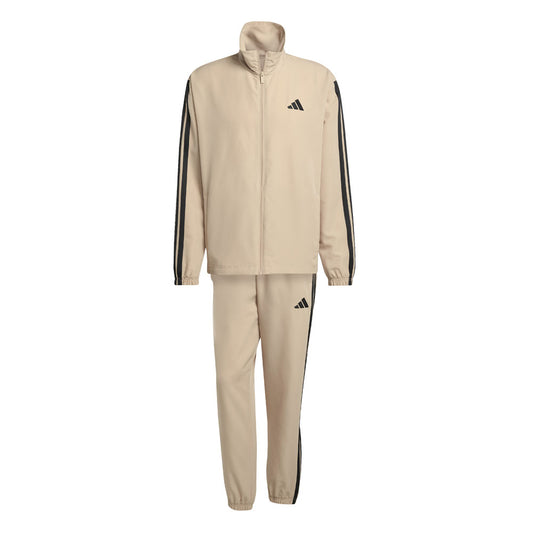 Adidas-Basic 3 -Stripes Tricot track-Baige-Nero