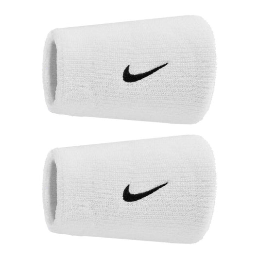 Polsini Lunghi Da Tennis Nike Swoosh Wristbands-Bianco