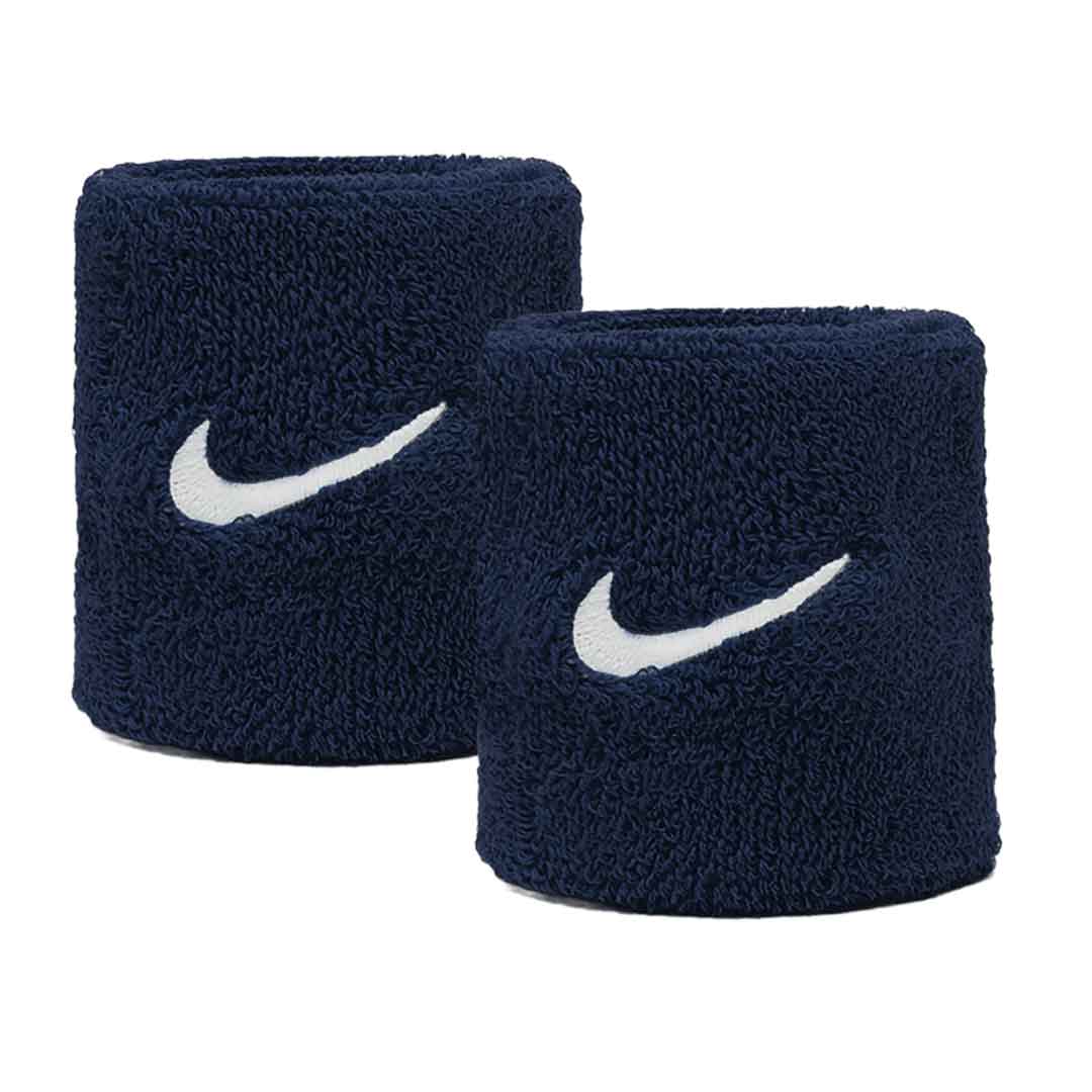 polsini nike swoosh wristbands-blu