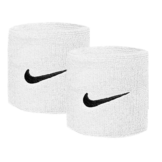 POLSINI NIKE SWOOSH WRISTBANDS-BIANCO