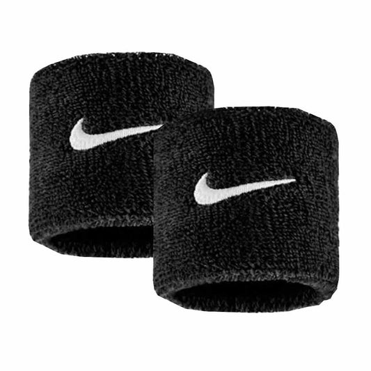 Polsini Nike Swoosh Wristbands Nero-Bianco