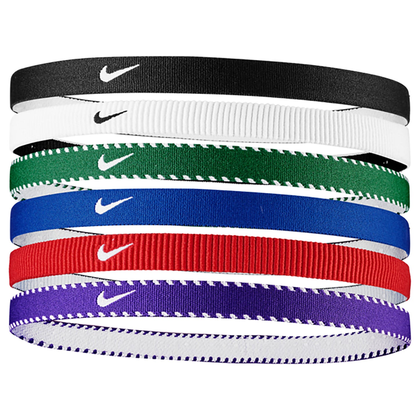 fascia per capelli nike flex headbands multicolor