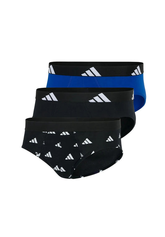 3PK SLIP ADIDAS-BLU-NERO-NERO LOGATO