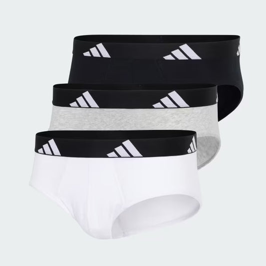 3PK SLIP ADIDAS-NERO-BIANCO-GRIGIO