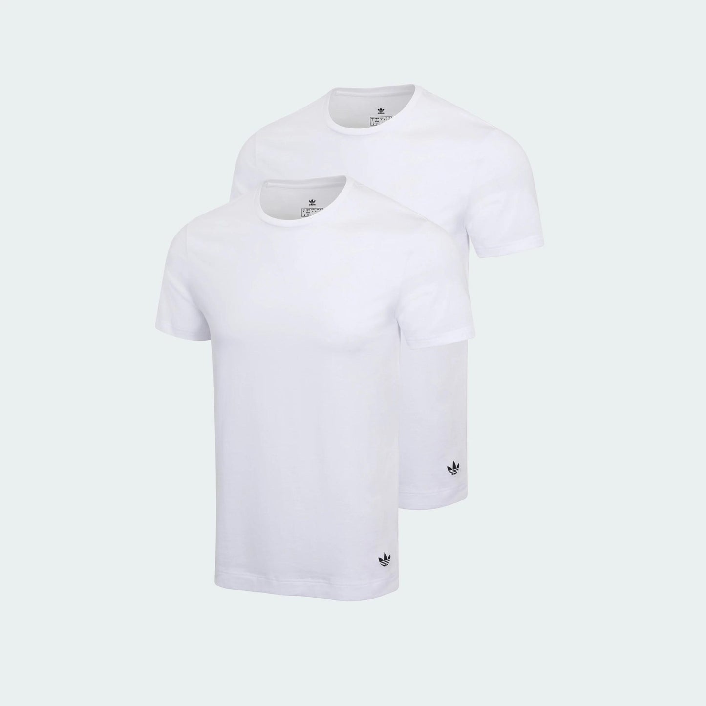 adidas comfort core t-shirt 2 psck da uomo-bianco