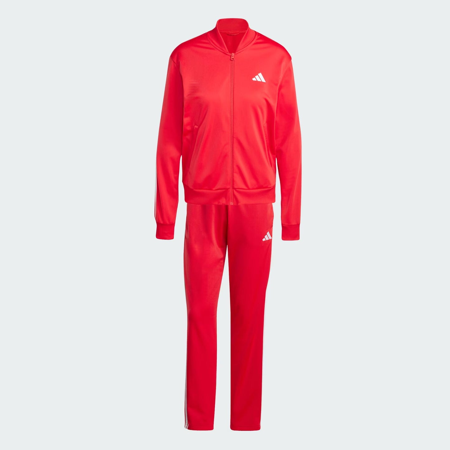 adidas tuta essentials 3-stripes-rosso