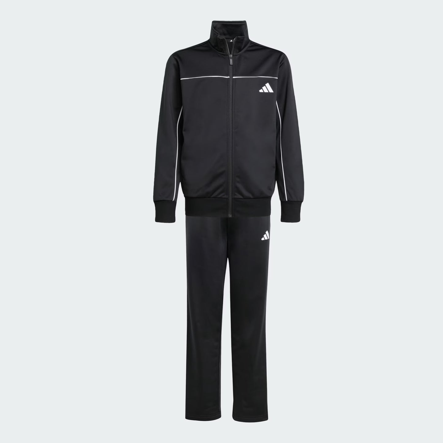 adidas-tuta essential nero-bianco