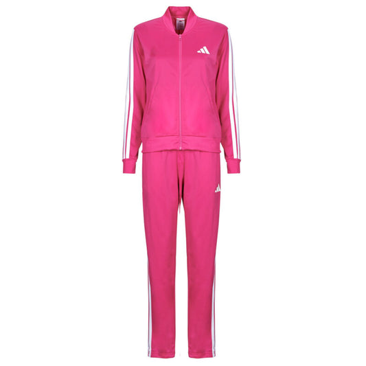 Adidas-Tuta Essential 3-Stripes -Fucsia-Bianco