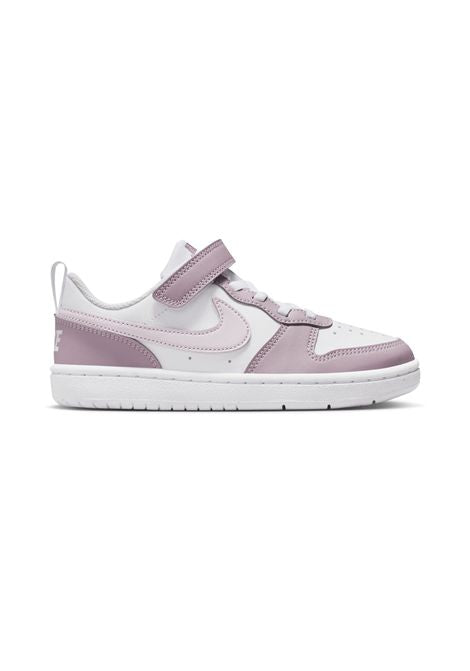 NIKE COURT BOROUGH LOW (PS) GLICINE BIANCO