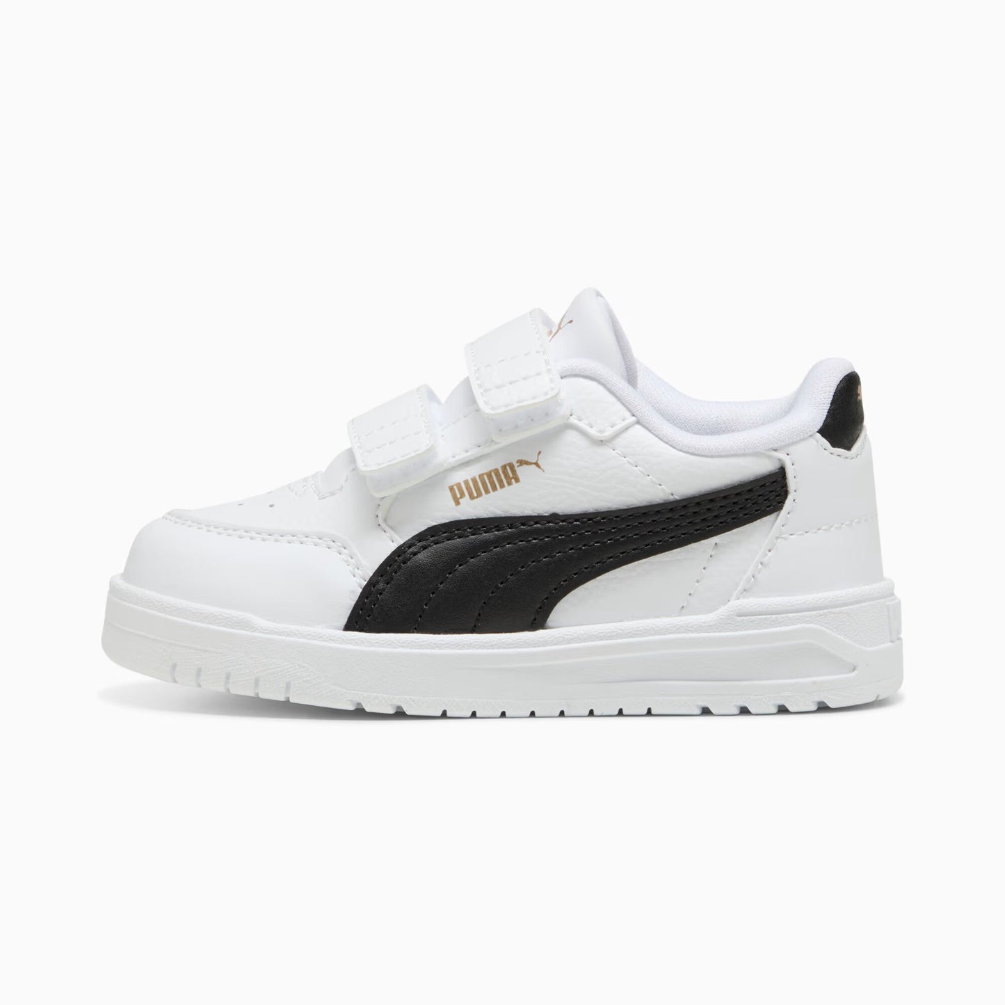 puma suffle downtown lo whte black gold
