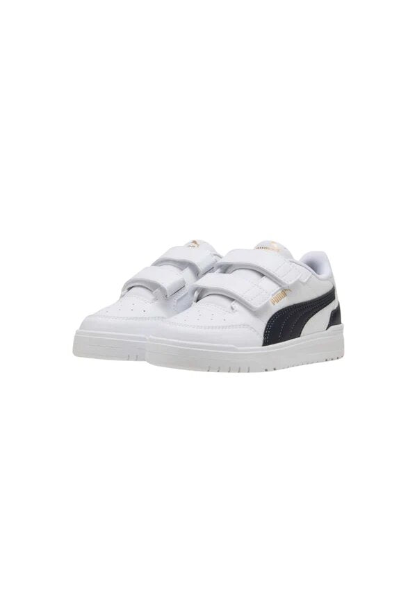 puma shuffle downtown lo v ps white navy red