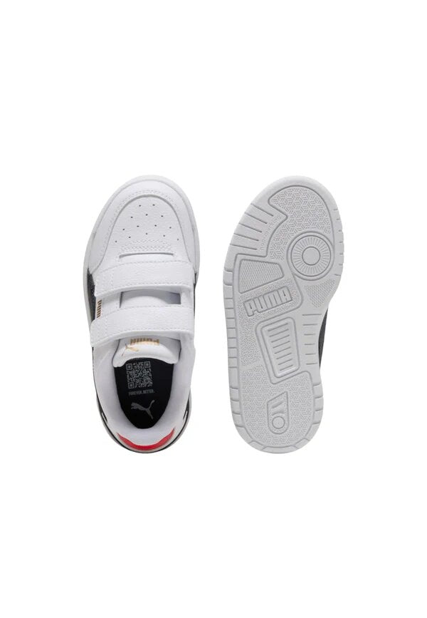 puma shuffle downtown lo v ps white navy red