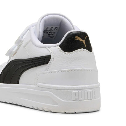 PUMA SHUFFLE DOWNTONWN LO-WHITE BLACK GOLD