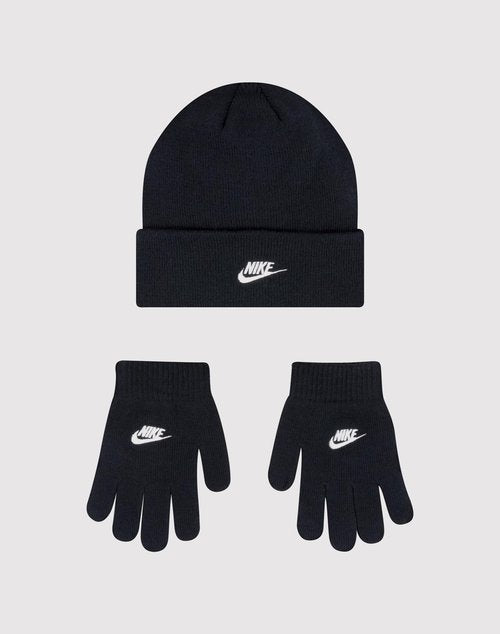 Nike Club Beanie / Glove Set nero