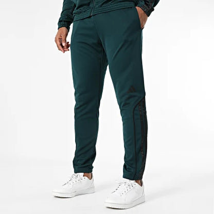Tuta 3 Stripes Stadium Verde Bottiglia - adidas