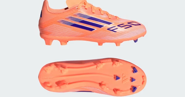 adidas f50 league fg/mg orange-lucid blue