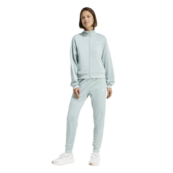tuta adidas strips- verde menta-bianco