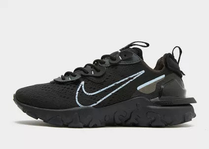 nike react vision black/smoke grey uomo