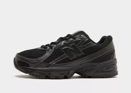 new balance 740 total black (gs)