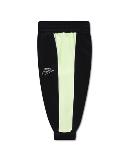 nike tuta bambino nero-grafic bianco verde lime