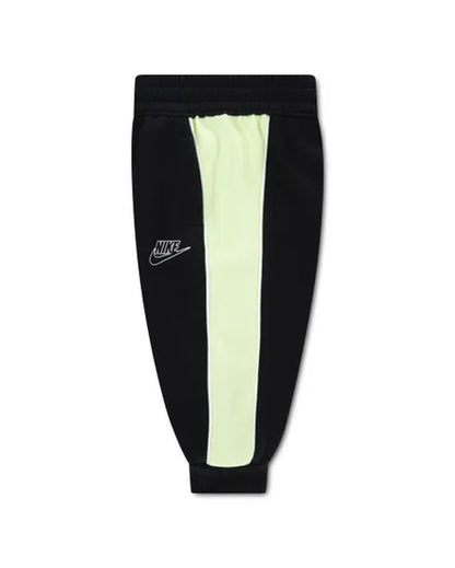 NIKE Tuta Bambino Nero-Grafic Bianco Verde lime