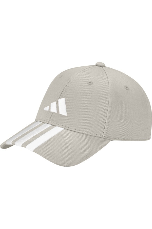 beige cappellino da baseball 3-stripes new logo