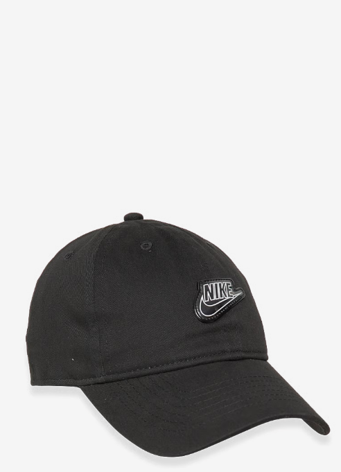 Cappellino Nike Nero Logo Plastificato