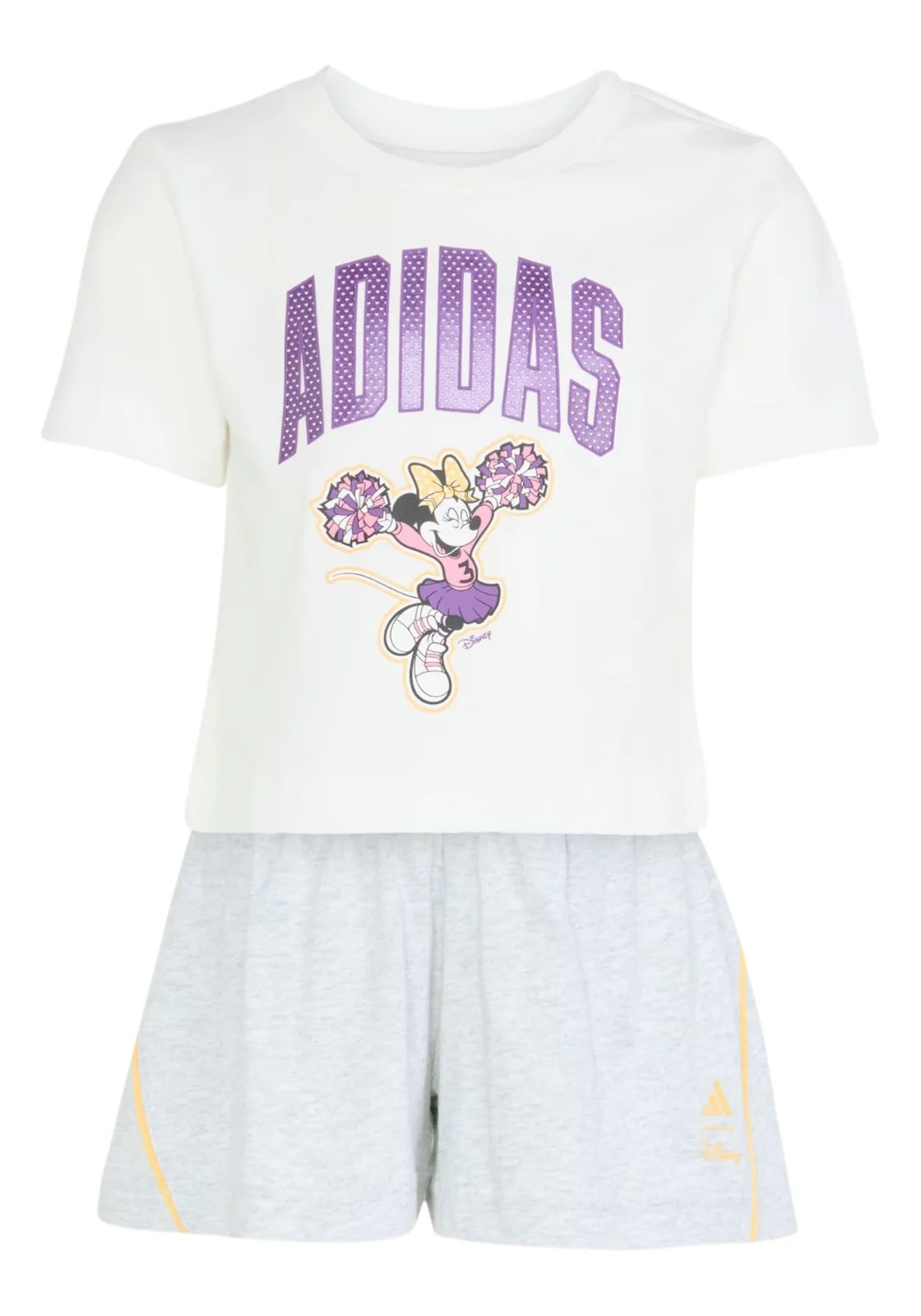 adidas disney minnie mouse t-shirt set - white