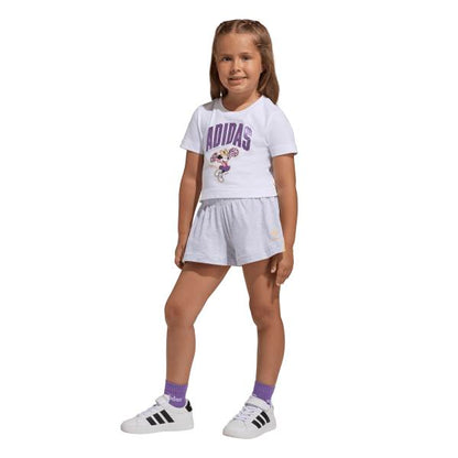 ADIDAS DISNEY MINNIE MOUSE T-SHIRT SET - White