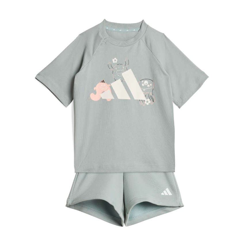 adidas tiro_nster t-shirt set - green
