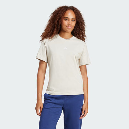 Essentials Small Logo Cotton Tee - Beige
