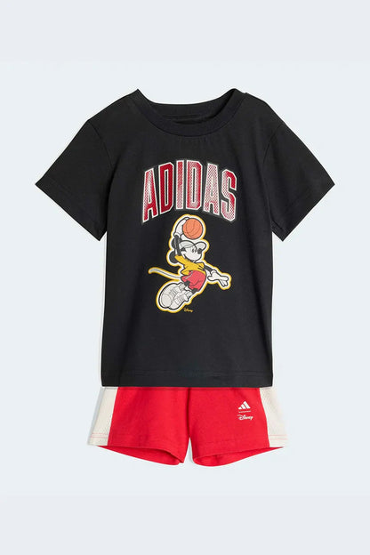 ADIDAS SET T-SHIRT E SHORT DISNEY MICKEY MOUSE BAMBINO