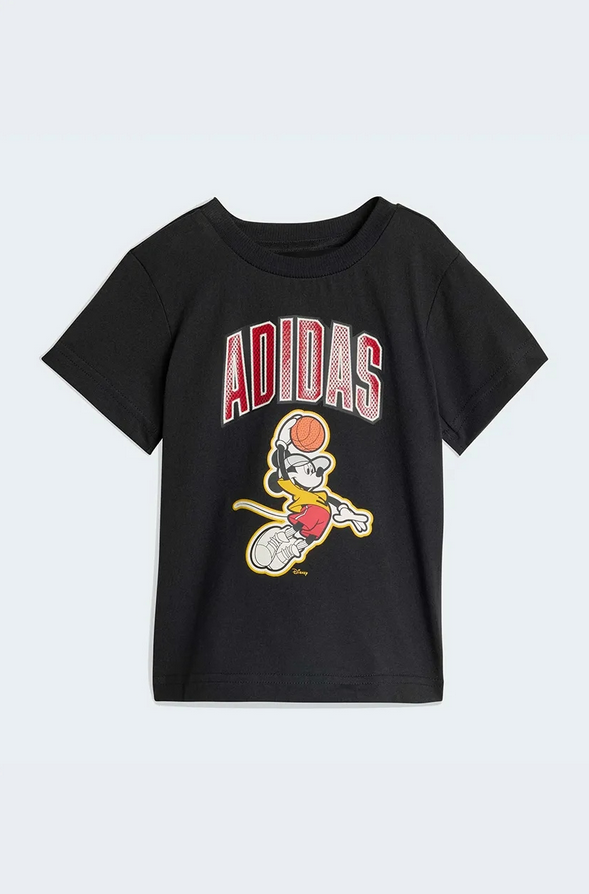 adidas set t-shirt e short disney mickey mouse bambino