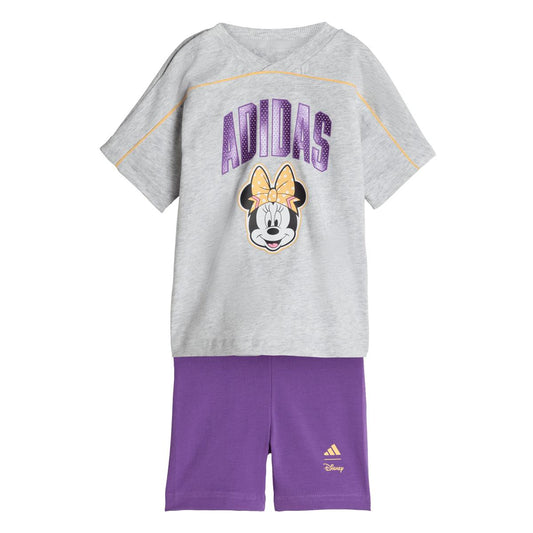 ADIDAS SET T-SHIRT E SHORT DISNEY MINNIE MOUSE BAMBINA