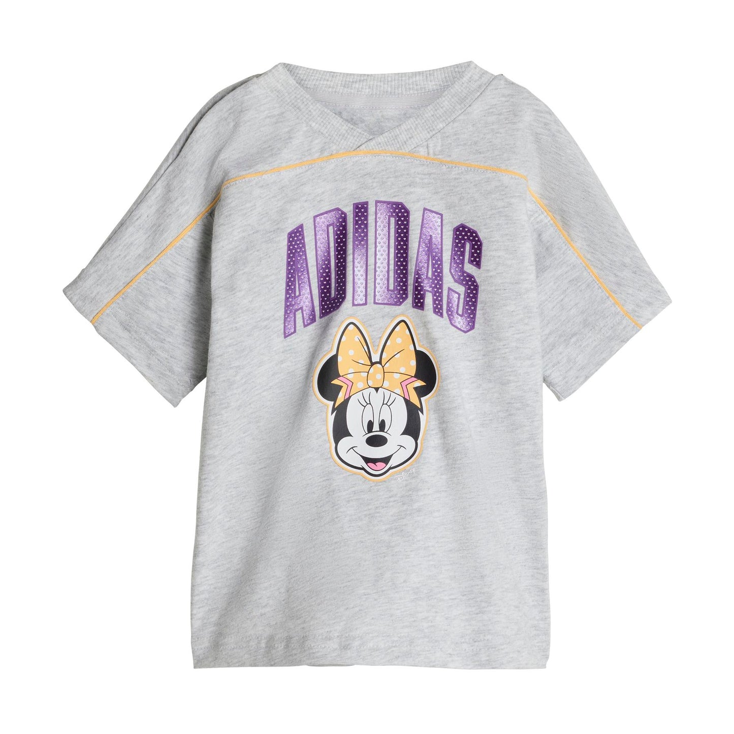 adidas set t-shirt e short disney minnie mouse bambina