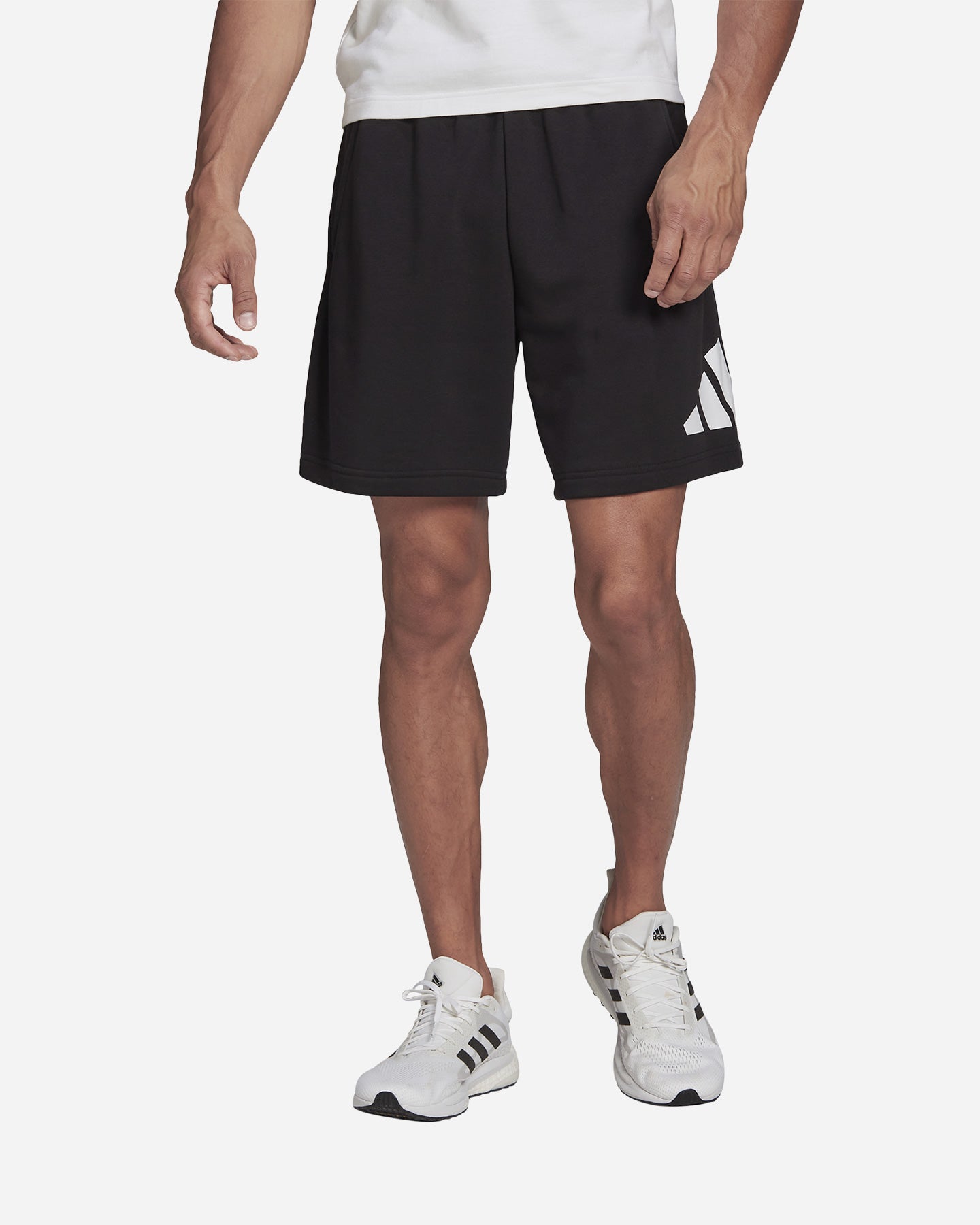 adidas short 3bar logo nero uomo