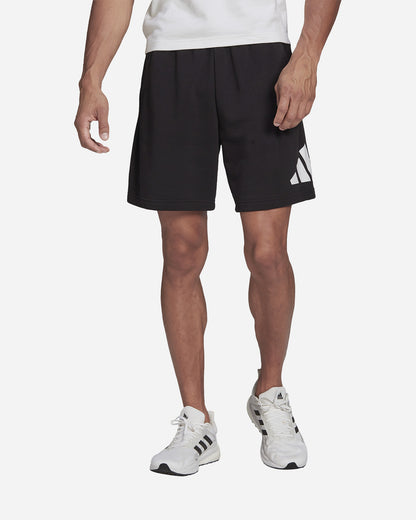 ADIDAS SHORT 3BAR LOGO NERO UOMO