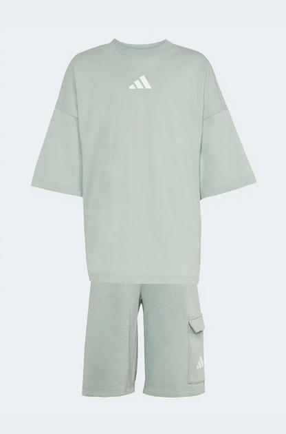 ADIDAS TIRO_NSTER T-SHIRT SET GREEN BAMBINO
