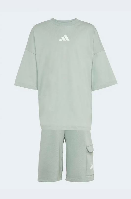 ADIDAS TIRO_NSTER T-SHIRT SET GREEN BAMBINO